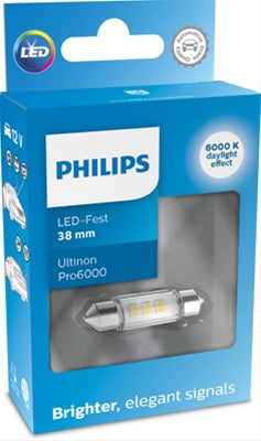 BEC LED 12V (ALB RECE 6000K) SOFIT 38MM ULTINON PRO6000 PHILIPS