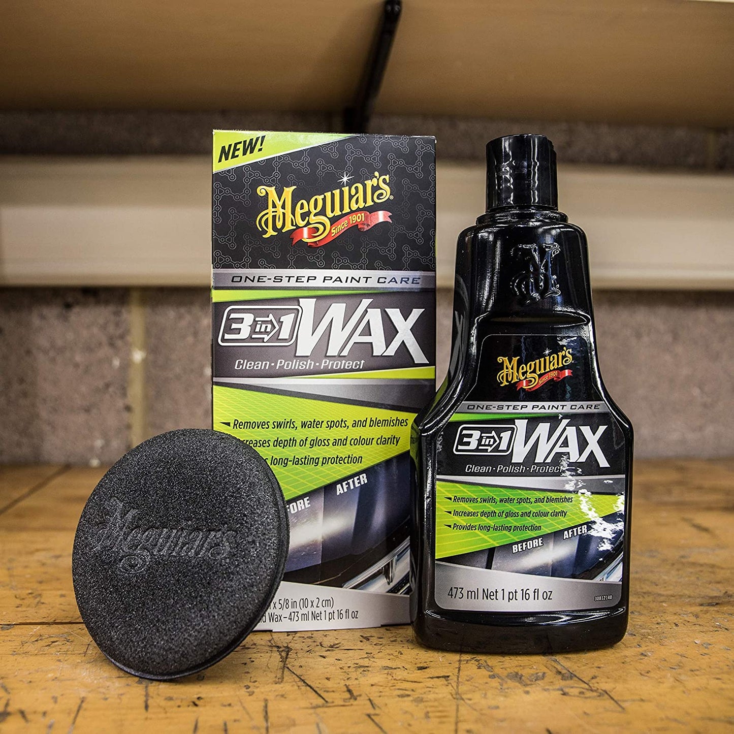 KIT CEARA 3 IN 1 3-IN-1 WAX MEGUIARS
