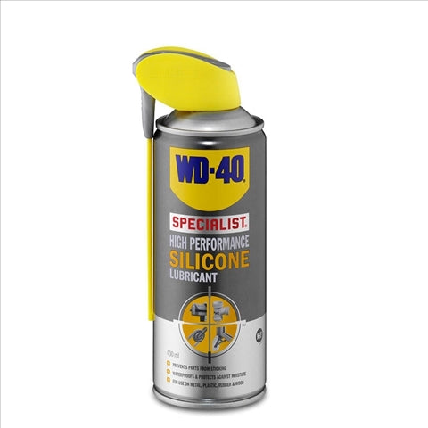 HIGH SILICONE-SPRAY LUBRIFIANT SILICONIC PENTRU PLASTIC,CAUCIUC,METAL SI LEMN 400ML WD40
