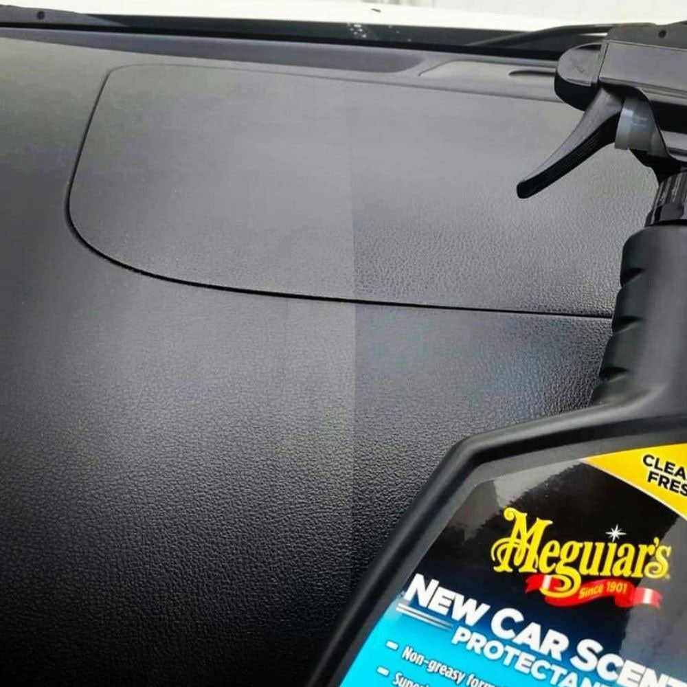 SPRAY VINYL SI PLASTIC NEW CAR SCENT PROTECTANT - EU MEGUIARS