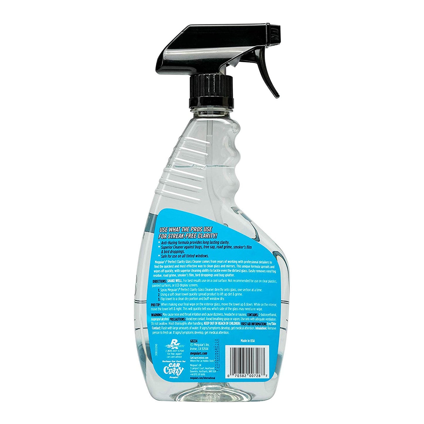 SOLUTIE CURATAT GEAMURI, 473 ML, PERFECT CLARITY GLASS CLEANER - EU - MEGUIARS