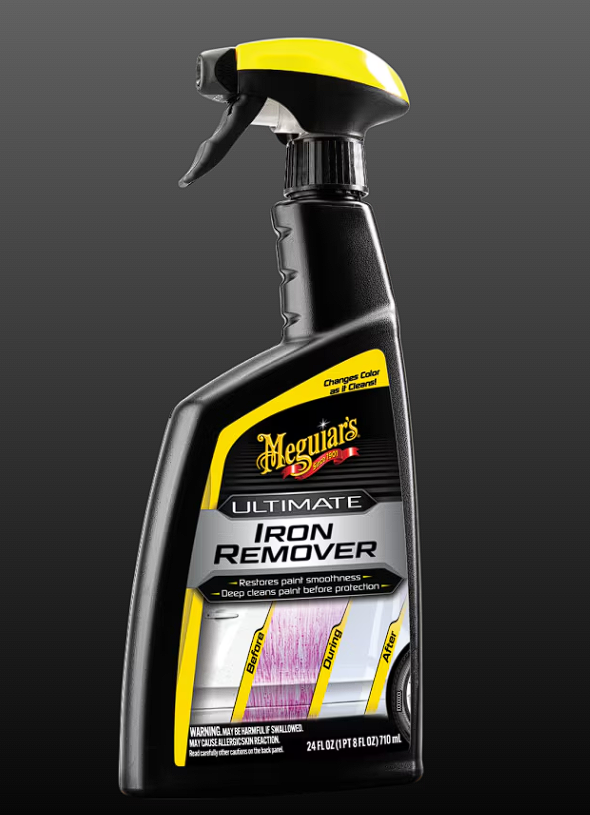 SOLUTIE PENTRU INDEPARTARE PARTICULE METALICE DE PE JANTE SI CAUCIUC 710 ML - IRON REMOVER MEGUIAR`S