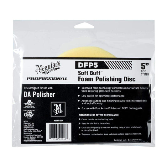 Burete polish mediu de 5", 127 mm, Foam Polishing Disc 5 - Meguiar's
