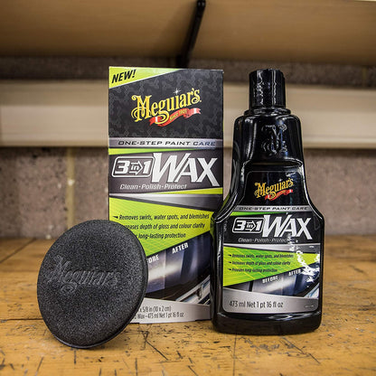 KIT CEARA 3 IN 1 3-IN-1 WAX MEGUIARS