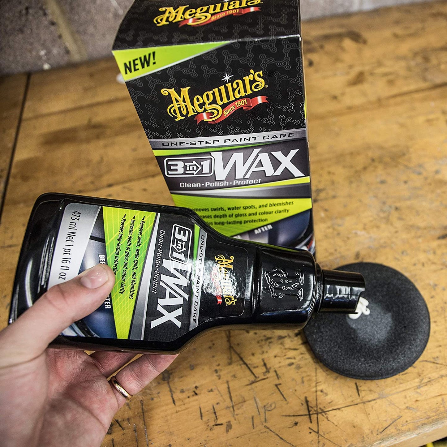 KIT CEARA 3 IN 1 3-IN-1 WAX MEGUIARS