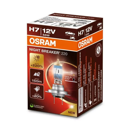 Bec Halogen H7 Osram Night Breaker 220, 12V, 55W
