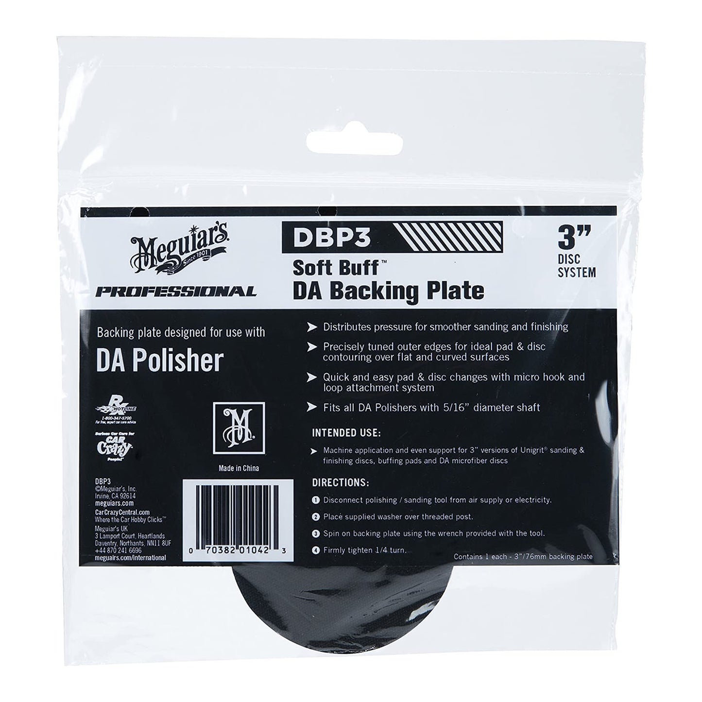 TALER SUPORT 76.2 MM, BACKING PLATE 3 - MEGUIARS