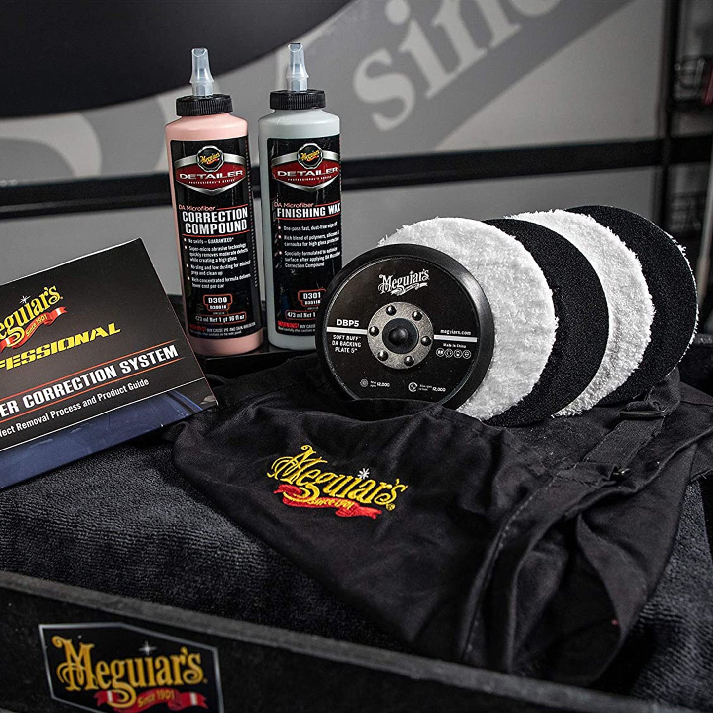 KIT POLISH DA MICROFIBER CORRECTION SYSTEM KIT 5 - MEGUIARS