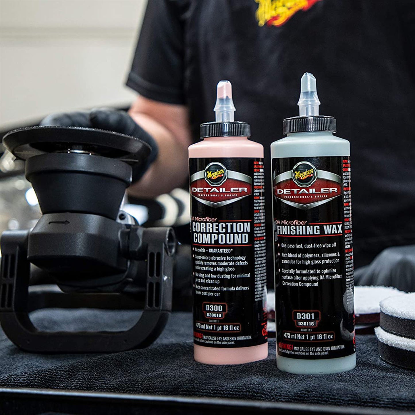 KIT POLISH DA MICROFIBER CORRECTION SYSTEM KIT 5 - MEGUIARS