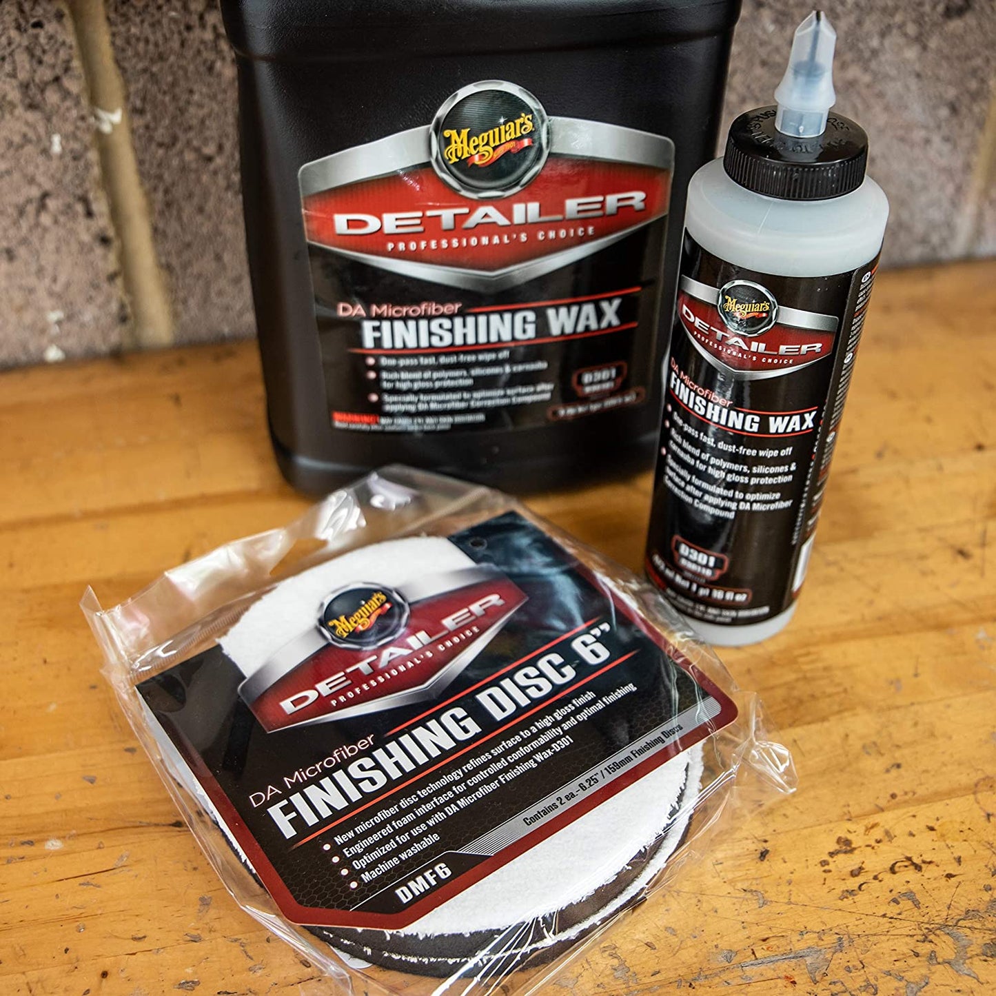 SET 2 BUC PAD POLISHARE CU MICROFIBRE DE 6", 127 MM,MICROFIBER FINISHING PAD 5 - MEGUIARS