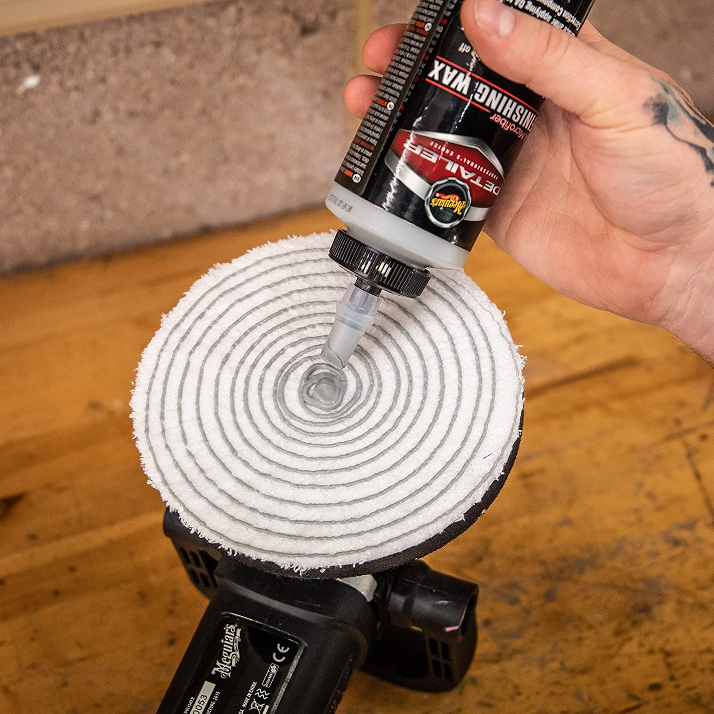 SET 2 BUC PAD POLISHARE CU MICROFIBRE DE 6", 127 MM,MICROFIBER FINISHING PAD 5 - MEGUIARS