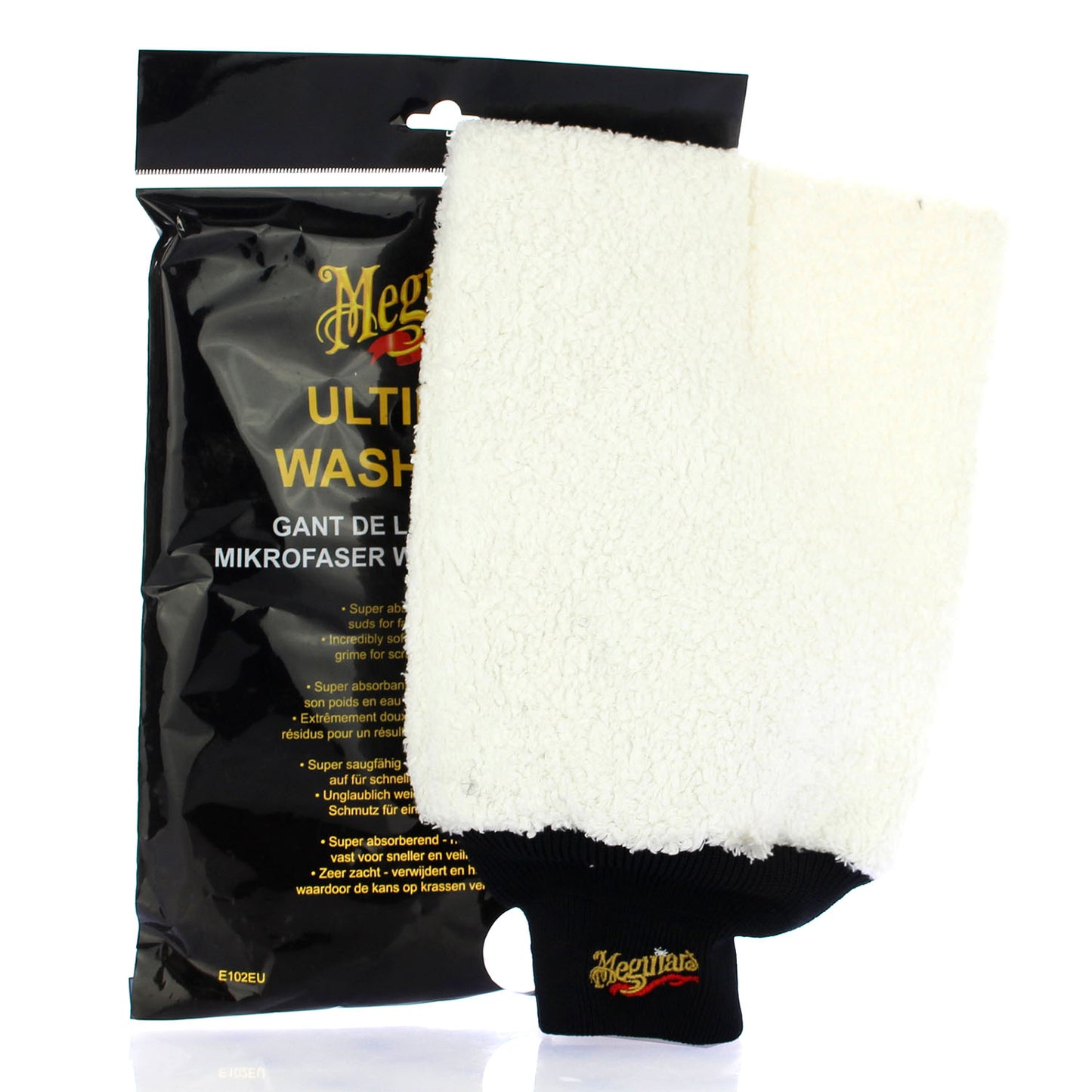 MANUSA SPALARE MICROFIBRA ,MICROFIBER WASH MITT MULTI LANGUAGE MEGUIARS
