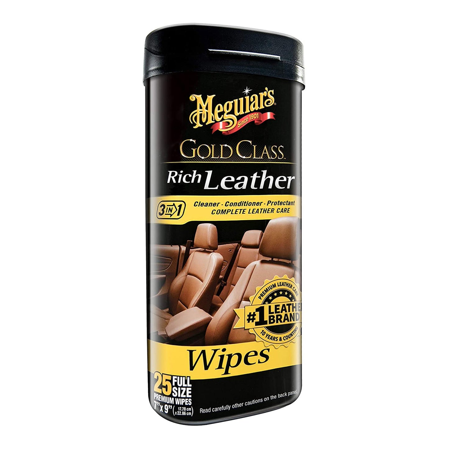 GOLD CLASS RICH LEATHER WIPES - MEGUIARS