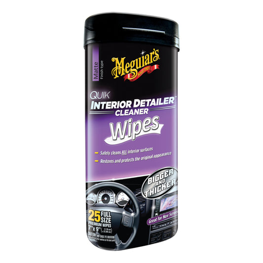 QUIK INTERIOR DETAILER WIPES - MEGUIARS