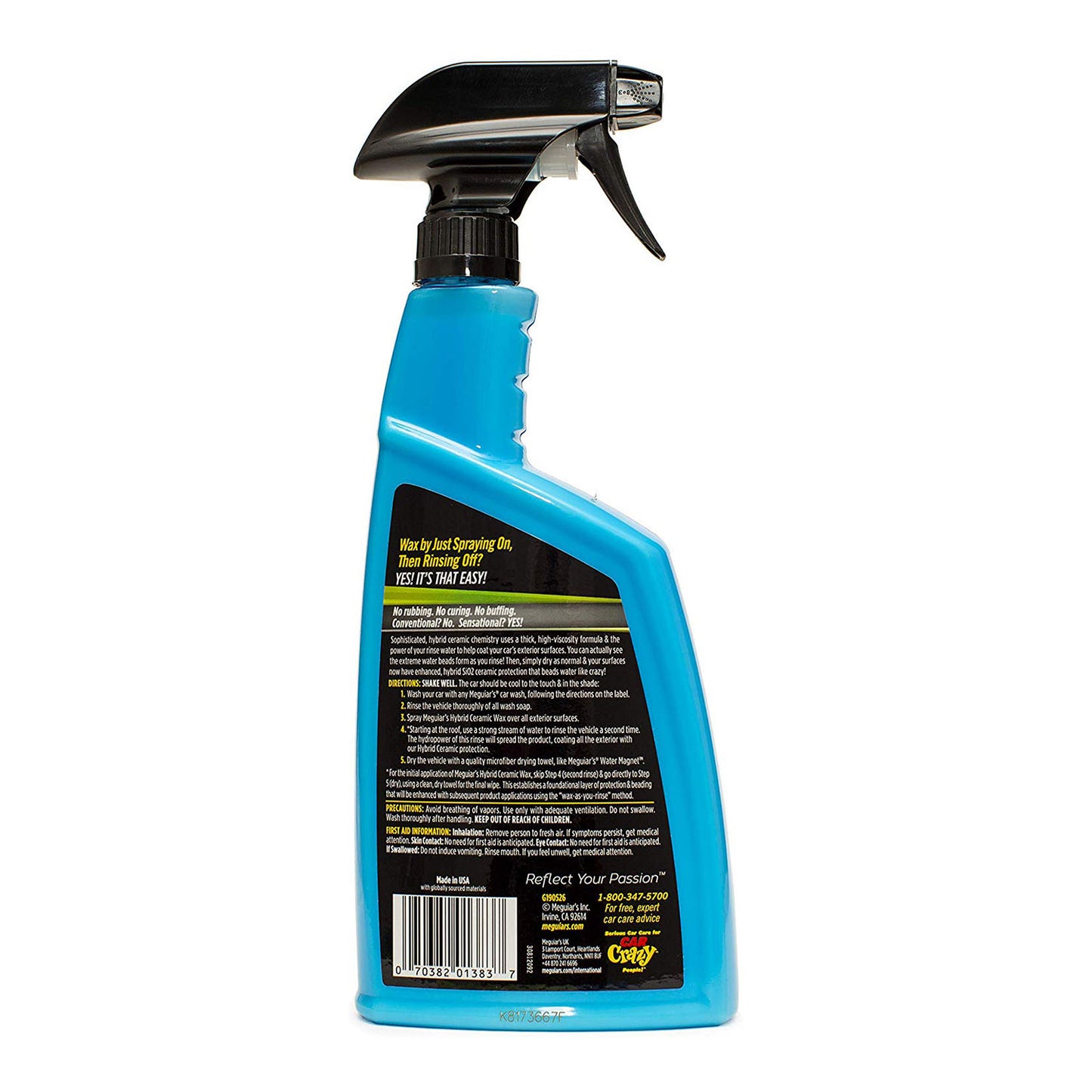 SPRAY CEARA CERAMICA 769 ML HYBRID CERAMIC WAX - EU MEGUIARS