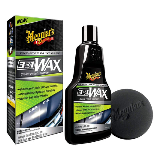 KIT CEARA 3 IN 1 3-IN-1 WAX MEGUIARS