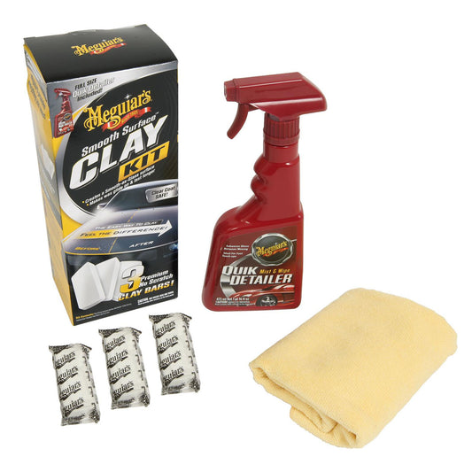 Chit argila decontaminare | Smooth Surface Clay Kit (3 x 60 g) – Meguiar's
