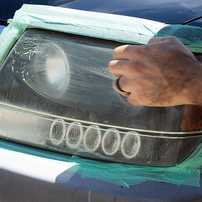 KIT POLISH FARURI CU MASINA POLISH, HEAVY DUTY HEADLIGHT RESTORATION - MEGUIARS