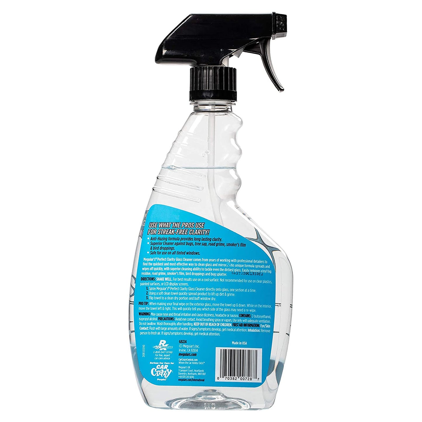 SOLUTIE CURATAT GEAMURI, PERFECT CLARITY GLASS CLEANER (TRIGGER) - MEGUIARS