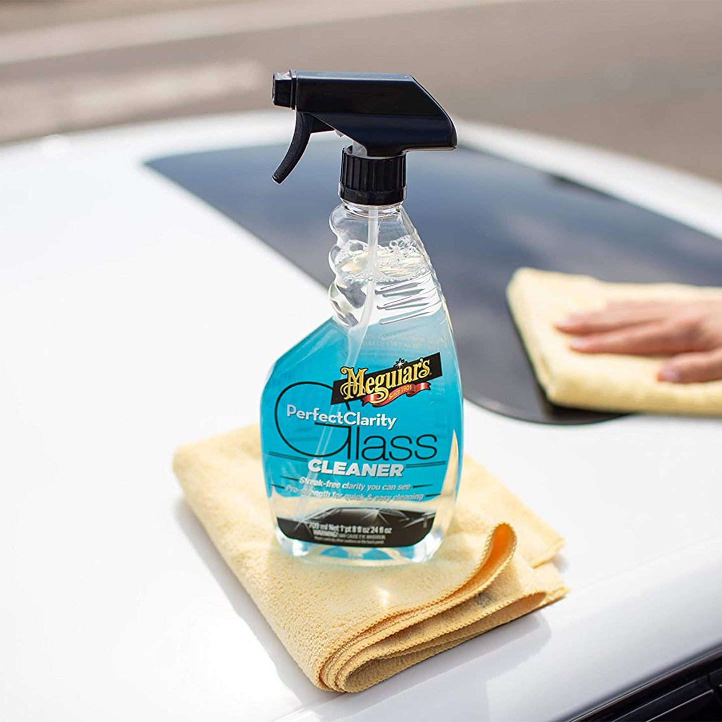 SOLUTIE CURATAT GEAMURI, PERFECT CLARITY GLASS CLEANER (TRIGGER) - MEGUIARS