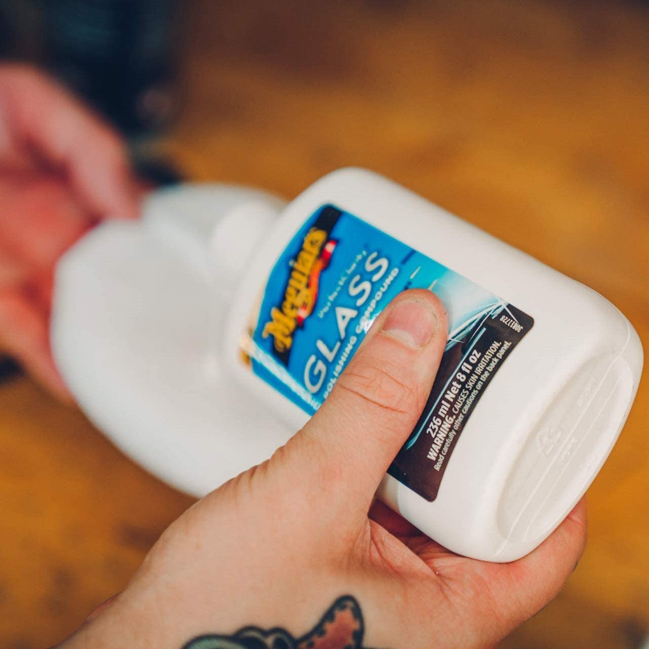 SOLUTIE POLISH, 235 ML, PERFECT CLARITY GLASS - MEGUIARS