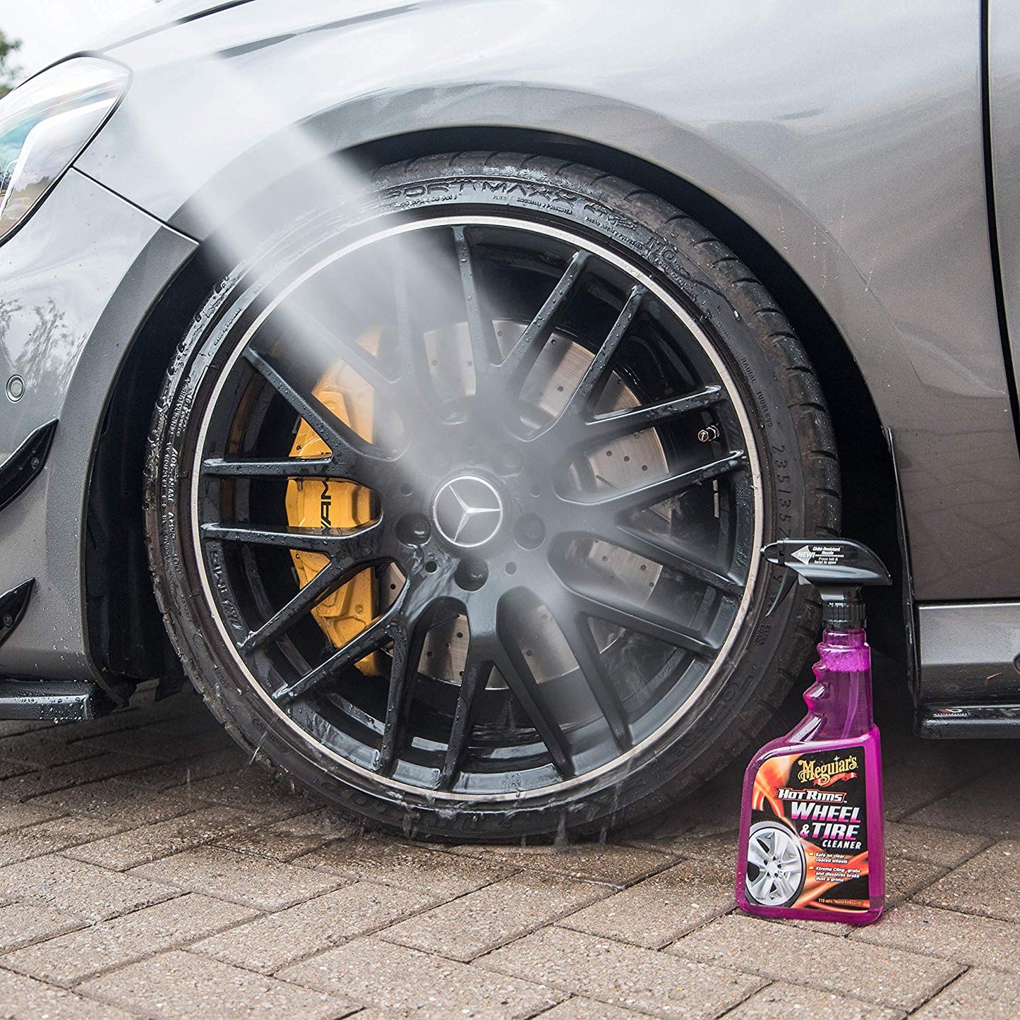 SOLUTIE CURATAT JANTE SI ANVELOPE, 710 ML, HOT RIMS ALL WHEEL CLEANER -MEGUIARS