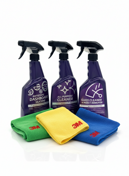 Set Complet Detailing Interior Auto 3M & MADDOX   Curatare si Protectie Premium