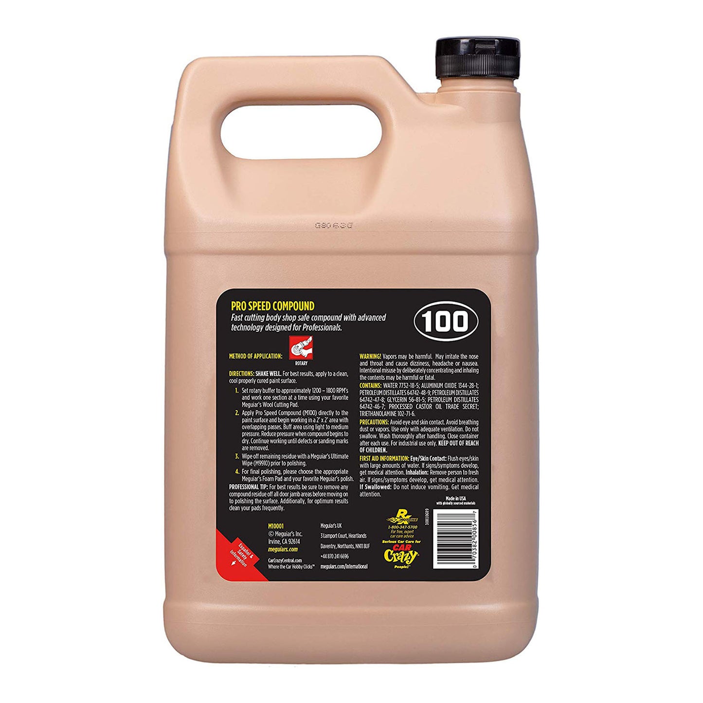 PASTA POLISH ABRAZIVA PRO SPEED COMPOUND - MEGUIARS