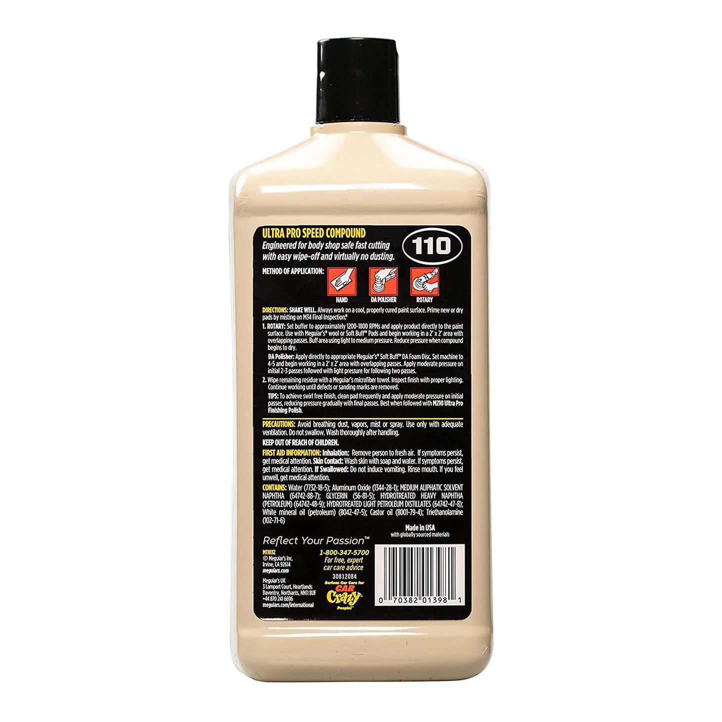 PASTA POLISH ULTRA PRO SPEED COMPOUND 945 ml - MEGUIARS