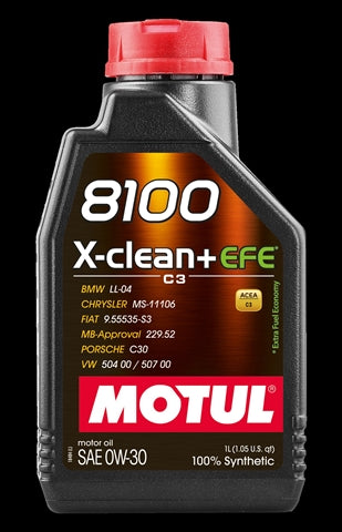 Ulei motor Motul 8100 X-Clean+ EFE 0W-30 1L