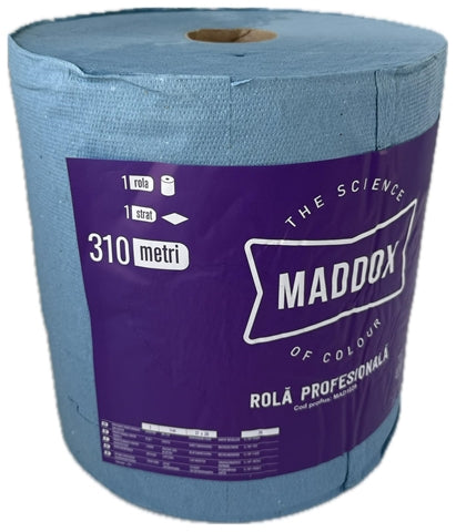 ROLA HARTIE PROFESIONALA 1 STRAT ALBASTRA CELULOZA RECICLATA MADDOX