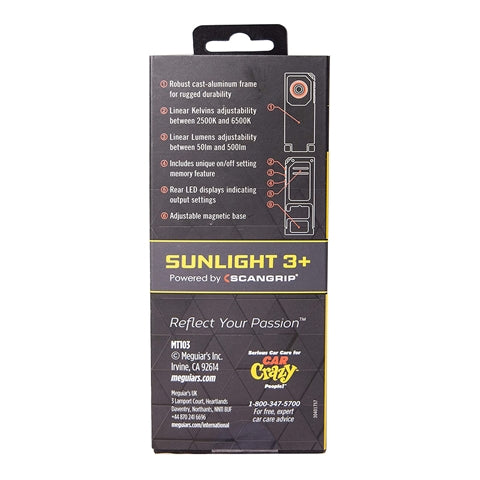 Lampa inspectie vopsea Sunlight 3+ – Meguiar's