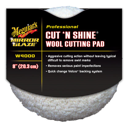 NBB DISC POLISHAT BLANA DE MIEL, 20 CM, CUT N SHINE ULTRA FINISHING - MEGUIARS