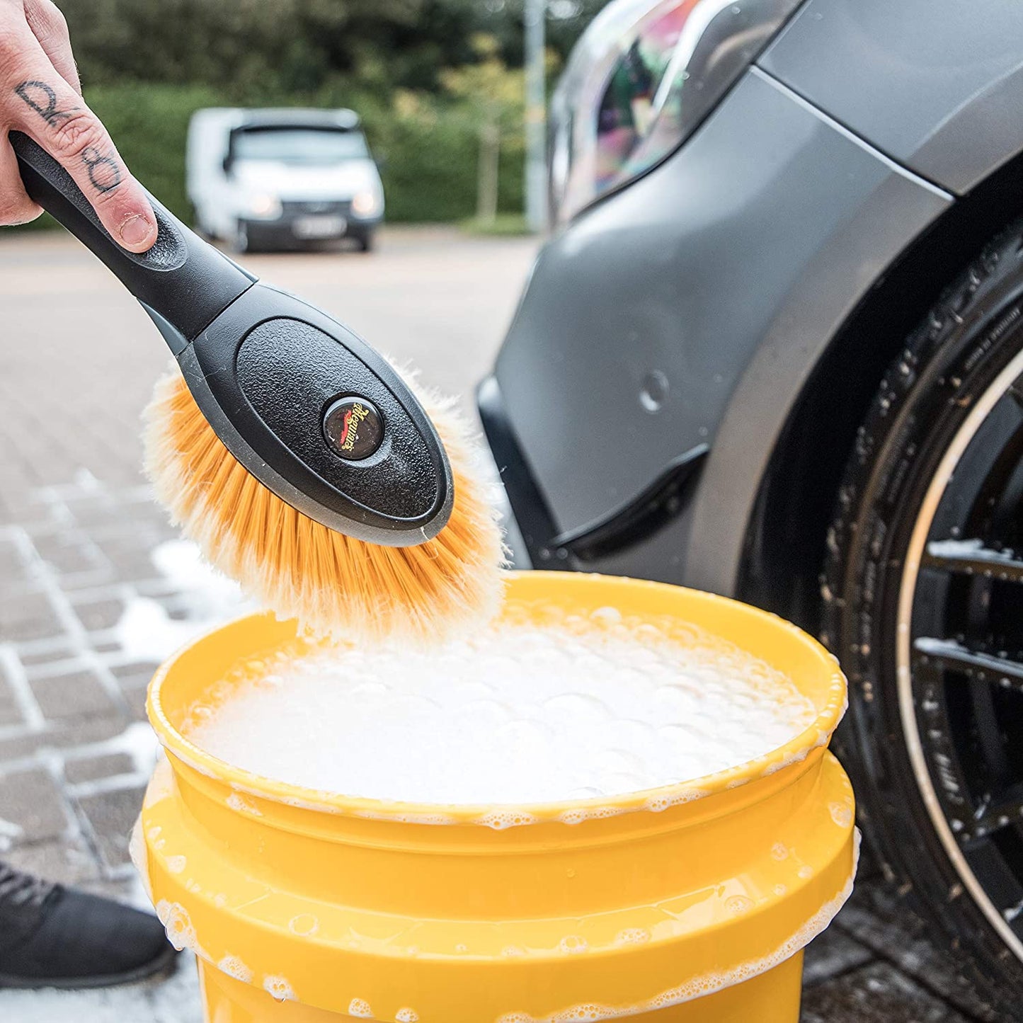 PERIE CURATAT JANTE ALIAJ VERSA ANGLE WHEEL FACE BRUSH - MEGUIARS