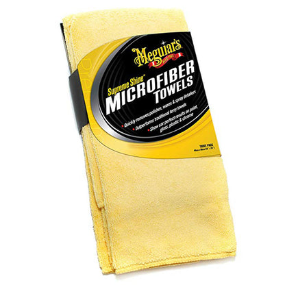 LAVETA CURATARE SUPRAFETE,SUPREME SHINE MICROFIBER TOWEL - (1 PACK) - MEGUIARS