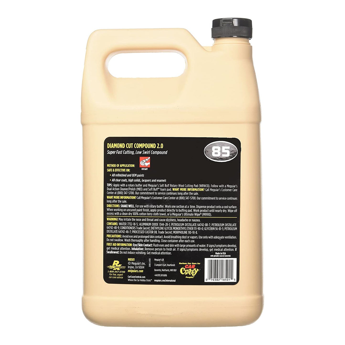 SOLUTIE POLISH, 3.78 L,DIAMOND CUT COMPOUND - MEGUIARS