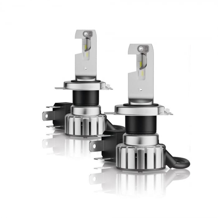 Set 2 H4 Osram Night Breaker Smart LED omologare RAR Street Legal +330%