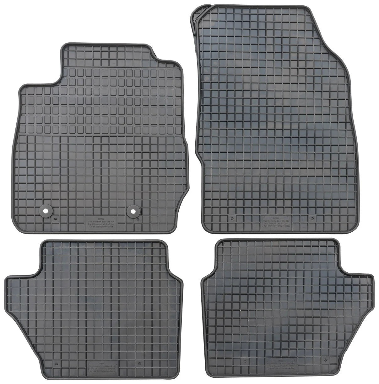 Set covorase cauciuc Ford EcoSport 2013 - 2022