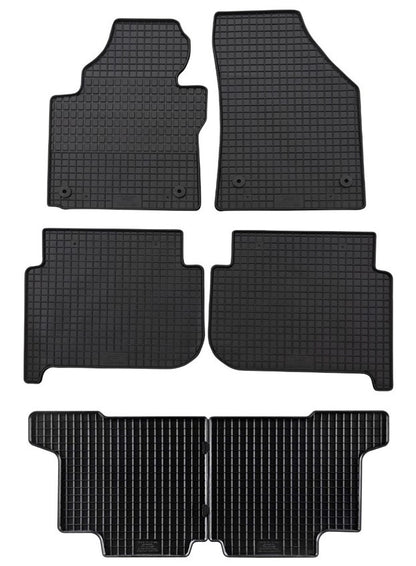 Set covorase cauciuc Volkswagen Touran 7 locuri 2003 - 2015