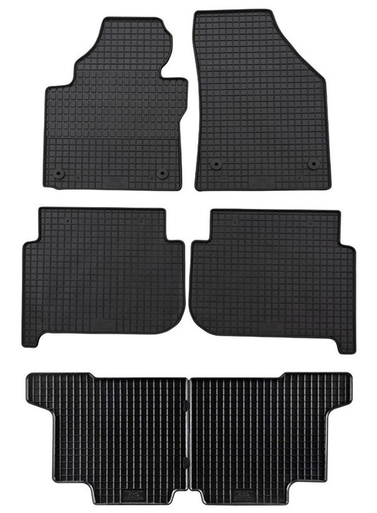 Set covorase cauciuc Volkswagen Touran 7 locuri 2003 - 2015